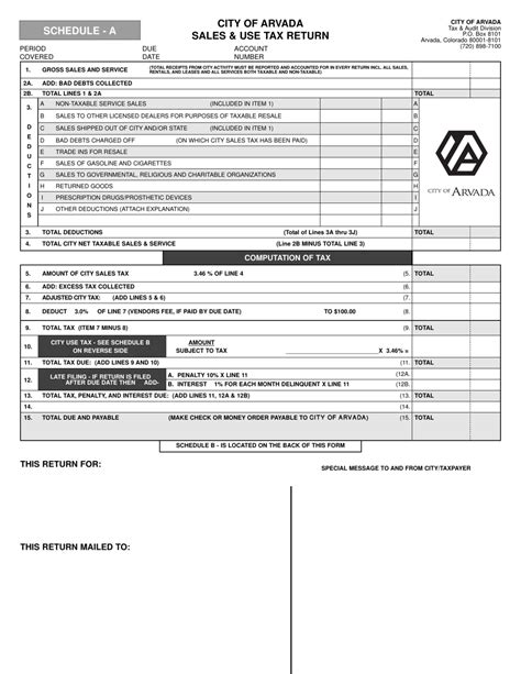 sales tax in arvada co|Revenue Office .